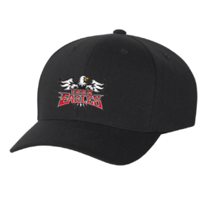 FlexFit Black Essa Eagle Cap